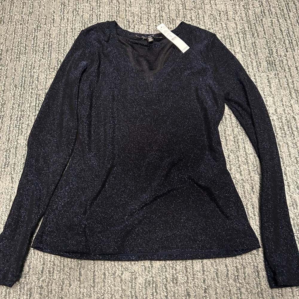 White House black market sparkly shirt never worn
